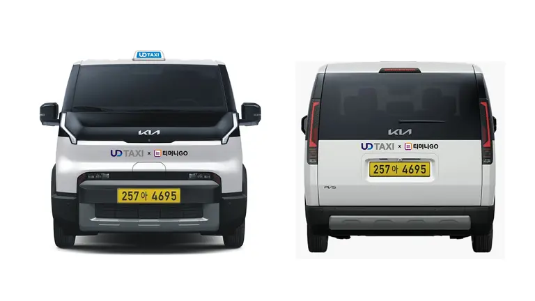 รถ UD Taxi ของกรุงโซลที่ใช้พื้นฐาน Kia PV5 WAV